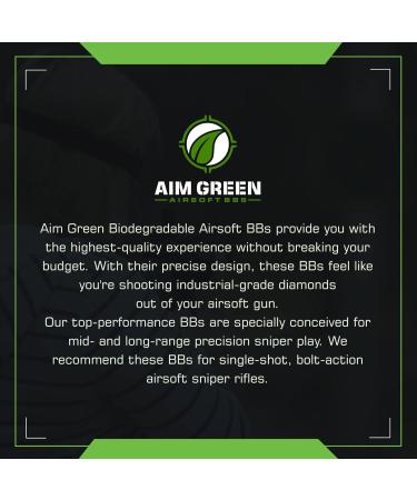 Green Tracer Biodegradable Airsoft BBS - 3000 Glow-in-The-Dark 0.2g BBs - Buy Online on SooperMarket.com