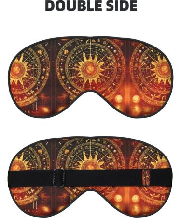 SSIMOO Gears Clock Bronze Century Soft Sleep Eye Mask - Breathable Travel Eye Patch for Women | Relax & Unwind in Comfort - Buy Online on SooperMarket.com
