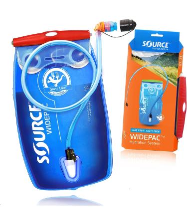 SOURCE 1.5L Widepac Hydration Bladder with High-Flow Helix Bite Valve - Blue - Buy Online on SooperMarket.com