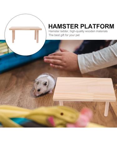 Buy Buguuyo Hamster Platform & Climbing Toys | Wooden Guinea Pig Cage Accessories - Buy Online on SooperMarket.com