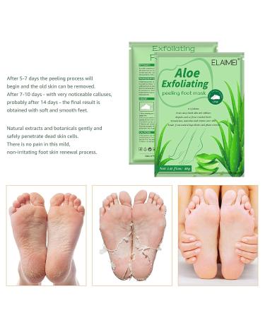 Foot Peeling Mask - Exfoliating Socks for Callus Removal & Soft Feet | Baby Foot Intensive Nourishing Care - Buy Online on SooperMarket.com