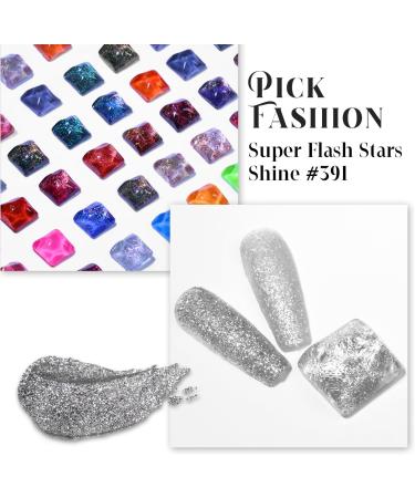 15ml Lavender Violets Gel Nail Polish | Platinum Silver Dream Bell | Soak Off | Salon Quality Diamond Crystal | A0391 - Buy Online on SooperMarket.com