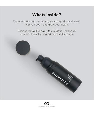 Copenhagen Grooming The Activator - 30ml Beard Growth Oil for Men - Buy Online on SooperMarket.com