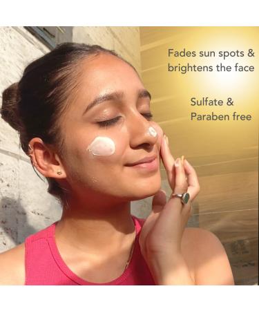 Unisex De-Tan Face Cream - Organic Moisturizer to Reduce Sun Tan | Papaya Turmeric & Licorice | 100g International Shipping Available - Buy Online on SooperMarket.com