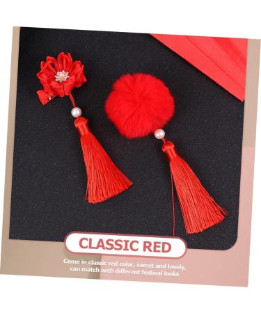 PLAFOPE 3 Pairs Tassel Hair Ball Hair Clip Tassel Hairpin Chinese Hair Accessories Traditional Chinese Hairpin Hair Styling Accessories Long Tassel Hair Barrettes Hair Clips - Buy Online on SooperMarket.com