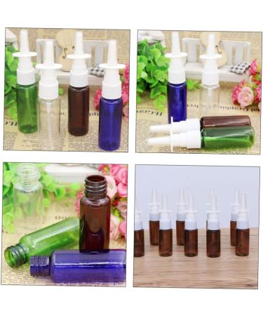 FOMIYES 10pcs Mini Plastic Fine Mist Spray Bottles - Reusable Travel Containers - Nose Spray Bottle - Random Color - 9.7X2.3X2.3CM - Buy Online on SooperMarket.com