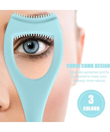 PACKOVE 3pcs Silicone Mascara Guard Makeup Mascara Shield Silicone Eyelash Applicator Reusable Makeup Eyelash Tools - Buy Online on SooperMarket.com