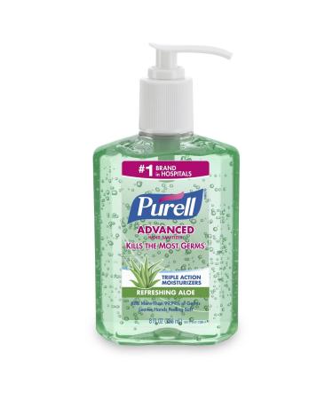 Advanced Hand Sanitizer Soothing Gel Fresh Scent with Aloe and Vitamin E 8 oz 1Each