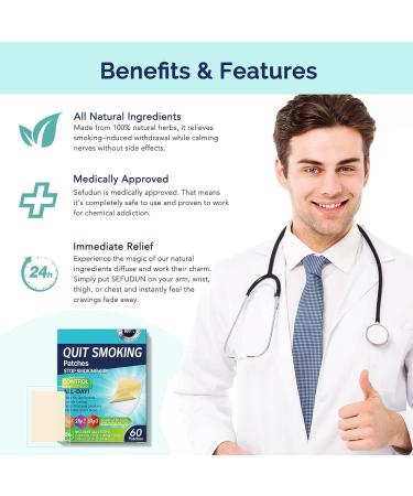 Quit Smoking with 3-in-1 Patches (8 Weeks Kit) - 60 Count - Buy Online on SooperMarket.com
