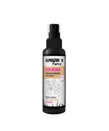 Alphazoo zeck-attack anti-tick spray for dogs cats and horses 100 ml i Natural remedy for ticks with immediate effect I long-term tick protection 100ml