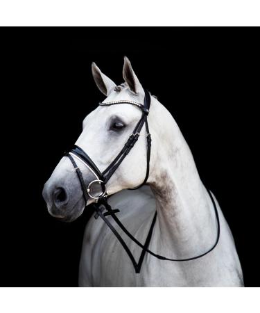 St bben Bridle 2810 Switch Magic Tack - Black Varnish Warmblood with Curved Noseband | International Shipping - Buy Online on SooperMarket.com