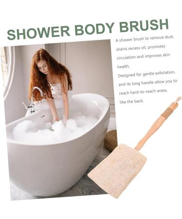 FRCOLOR Silicone Shower Brush and Bath Sponge Set for Men - Exfoliating Body Scrubber and Back Cleaner - Buy Online on SooperMarket.com