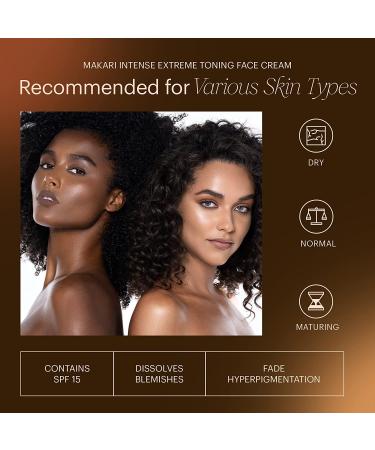Makari Naturalle Intense Brightening Face Cream 1.7 oz | Anti-Aging Treatment for Acne Scars, Stretch Marks & Wrinkles | Moisturizer for Dry Skin with Shea Butter & SPF 20 - Buy Online on SooperMarket.com