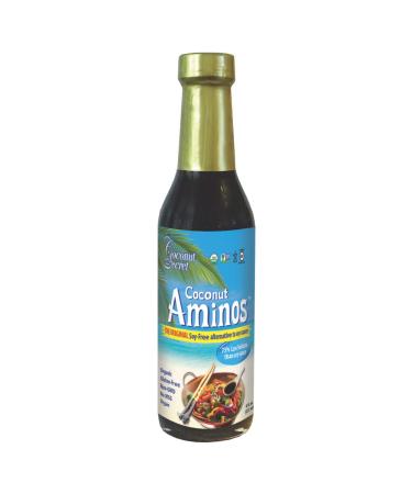 Coconut Secret Coconut Aminos - 8 fl oz - Low Sodium Soy Sauce Alternative, Low-Glycemic - Organic, Vegan, Non-GMO, Gluten-Free, Kosher - Keto, Paleo, Whole 30 - 48 Servings