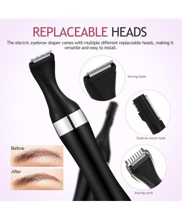 Beavorty Electric Eyebrow Trimmers Set | Eyebrow Shaping & Nose Hair Removal Beauty Tools for Flawless Facial Grooming - Buy Online on SooperMarket.com