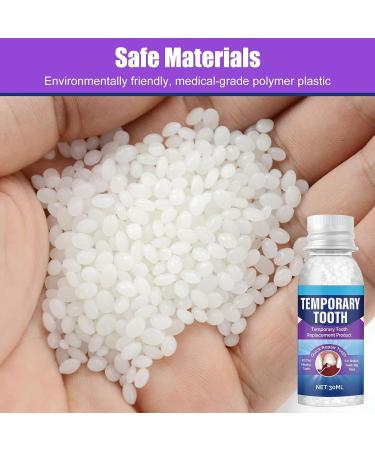QQCherry Temporary Teeth Repair Kit - Fix Missing and Broken Teeth, Includes Mouth Mirror, Tartar Scraper, Dental Probe - Regain Confidence and Smile Blue - Buy Online on SooperMarket.com