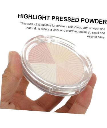 WOONEKY 1 Box Highlight Powder Pressed Powder Highlighter Shimmering Skin Highlighter Plastic Shell - Buy Online on SooperMarket.com