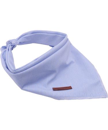 Unique Style Paws Washable Cotton Dog Bandana - Large Blue Stripe - 1PC Triangle Scarf for Dogs and Cats - Buy Online on SooperMarket.com