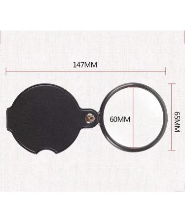 5X & 10X Folding Magnifiers - Portable Handheld Glass for Reading Newspapers & Hands-Free Use - Buy Online on SooperMarket.com