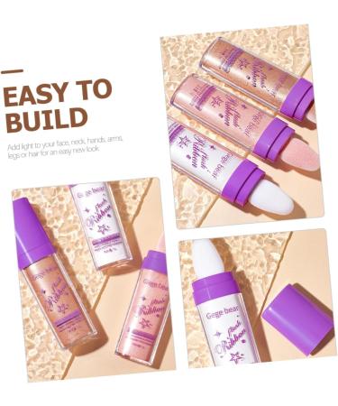 Mikinona Face Glitter 3pcs Highlight Pat Powder Glitter Loose Face Powder Makeup Highlighter Body Makeup Powder Voss Fairy - Buy Online on SooperMarket.com