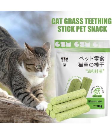 Berdexa Cat Grass Teething Sticks Verdexa Cat Grass Teething Sticks for Indoor Cats Cat Grass Chew Stick Cat Chew Stick Natural Molar Rod Increase Appetite (1Bucket) - Buy Online on SooperMarket.com