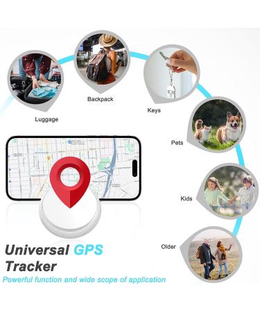GPS Tracker - Mini Real-Time GPS Tracker - No Monthly Fee Item Finder - Works with Apple Find My (iOS Only) - Hidden Tracking Device for Keys Luggages Wallets Kids Elderly Pet Backpack Clothing - Buy Online on SooperMarket.com