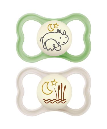 FENRIR MAM Air Night Orthodontic Pacifier 2 Pack Unisex