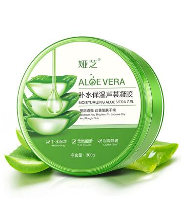 Buy Organic Aloe Vera Gel 300g - Natural Moisturizer for Face & Body Sun Relief & Sensitive Skin Hydration - Buy Online on SooperMarket.com
