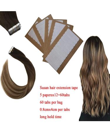 60 Tabs Double-Sided Hair Extension Tape | More Than 3 Months Hold Time - Buy Online on SooperMarket.com