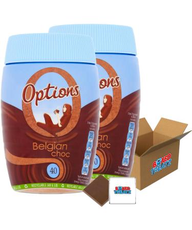 Options Choc-O-Lait 2 x 395g - Smooth Rich & Creamy Belgian Chocolate Boxed Treatz