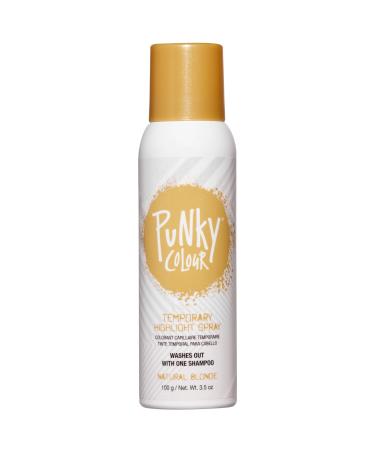 Punky Temporary Hair Highlight Spray Natural Blonde 3.5 oz x 1 Pack 3.5 Ounce (Pack of 1) Natural Blonde