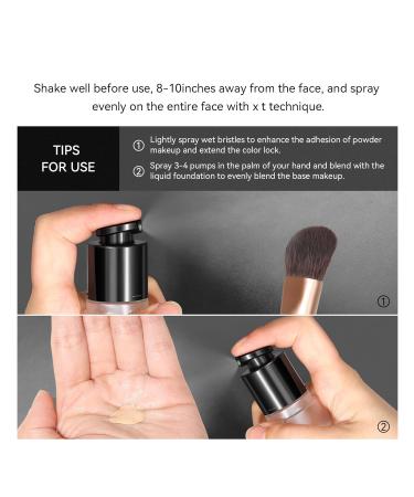 KISSIO Makeup Setting Spray - Long Lasting 16HR Mist Lightweight & Hydrating Natural Finish for All Skin Types - 2.7 FL OZ - Buy Online on SooperMarket.com