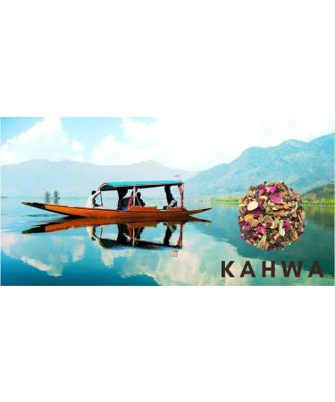 Peosa Delight Kashmiri Almond Kahwa Green Tea with Saffron, Almond, Cardamom, Rose Petal - 20 Tea Bags - 1.76 Oz Box - Buy Online on SooperMarket.com