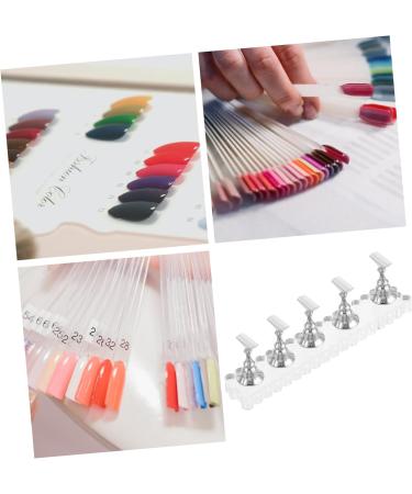 ABOOFAN 1 Set Nail Stands for Press on Nail Stand for Painting Nails Nail Stand for Press on Nail Practice Stand Nail Painting Stand Fake Nail Holder Exercise Rack Symphony Magnet 10.4x3cm As Shown - Buy Online on SooperMarket.com