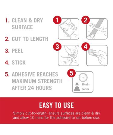 VELCRO Brand - Sticky Back Tape Bulk Roll | 50 ft x 3/4 in | Black | Cut Hook and Loop Adhesive Strips to Length | Create Vertical Storage  Save Space  Keep Your Home  Office or Work Site Organized Black 50 ft x 3/4 in R... - Buy Online on SooperMarket.com