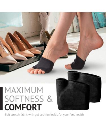 Metatarsal Sleeve Pads Ball of Foot Cushions with Soft Gel Fabric Forefoot Compression Socks Half Forefoot Sleeves Great for Metatarsal and Forefoot Pain Relief for Men and Women. - Buy Online on SooperMarket.com