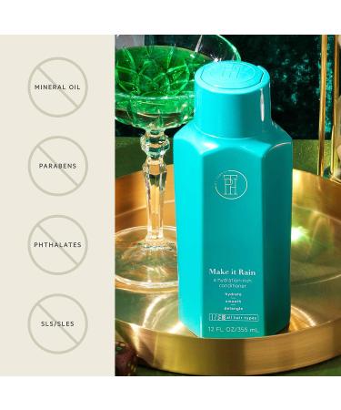 TPH by Taraji Make it Rain Conditioner | Hydrating & Strengthening Formula with Aloe, Avocado Oil, & Moringa Oil | For All Hair Types | Vegan & Sulfate-Free - 12 fl. oz - Buy Online on SooperMarket.com