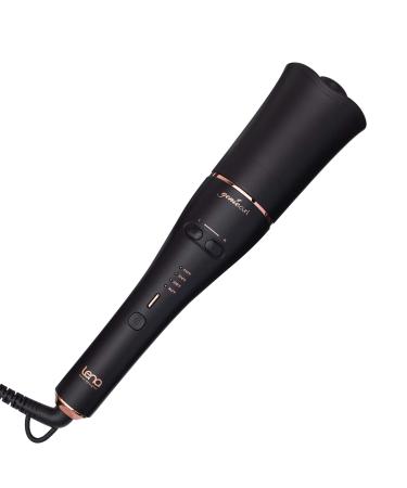 Lena Auto Hair Curler Automatic Curling Iron Ionic Curling Wand Self Rotating Curler Best for Long & Medium-Length Hair Black