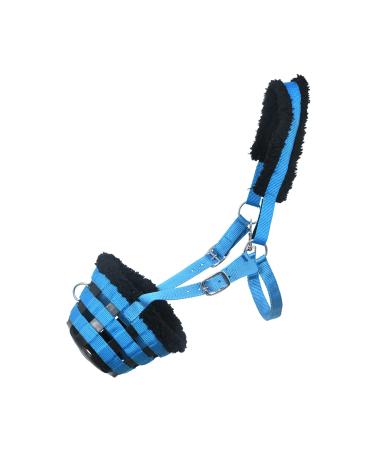 SIE Horse Pasture Muzzle Feed Bag (Cob Turquoise) Cob Turquoise/Outing Solid Color (Getaway Solids)