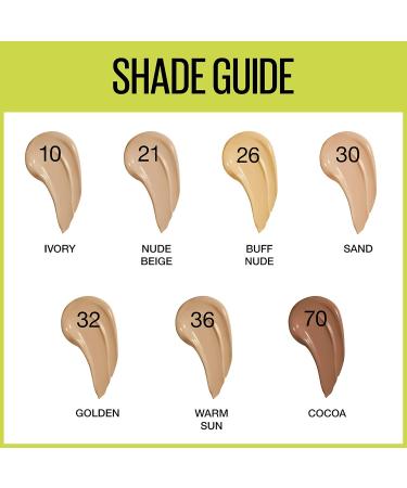 Maybelline New York Super Stay Active Wear Foundation - Waterproof High Opacity Long-Lasting - Color No. 21 Nude Beige - 30 ml - Buy Online on SooperMarket.com