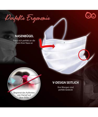 Iris Ohyama 105 Surgical Disposable Masks - 3-Layer BFE 98% - Size S - Individual Packaging - Irritation-Free Rubber Band - White - 15 Sets of 7 Pieces - Buy Online on SooperMarket.com