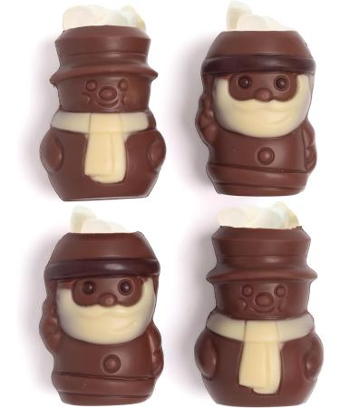 Gnaw Chocolate Melting Snowman and Santa Hot Chocolate Bomb Gift Set - 105g - Buy Online on SooperMarket.com