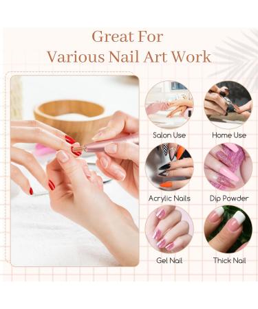 Dill Bits 2PCS 3/32'' Safety Nail Drill Bits | Carbide Bits for Acrylic & Soft Gel Nails | Manicure Pedicure Beginner Set in Rose Gold & Sky Grey | Medium-M - Buy Online on SooperMarket.com