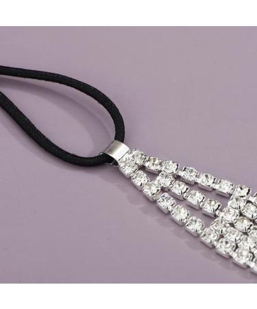 YERTTER Brides Silver Rhinestone Tassel Head Chain - Boho Hair Accessories for Women - Buy Online on SooperMarket.com