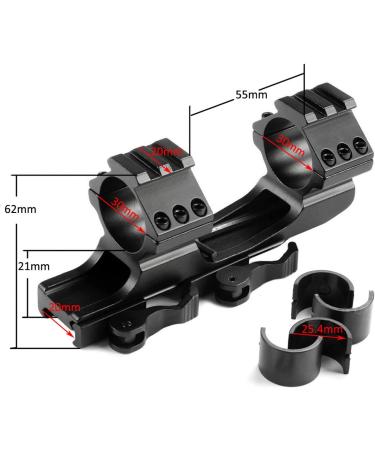 MIZUGIWA 1 / 30mm Quick Release Cantilever Weaver Scope Mount - Buy Online on SooperMarket.com