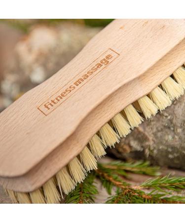 SIDCO Wooden Sauna Massage Brush | Back & Body Fitness Brush for Deep Tissue Relief - Buy Online on SooperMarket.com