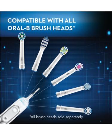 Oral-B 7500 Electric Toothbrush Kit with Replacement Brush Heads & Travel Case - White - Buy Online on SooperMarket.com