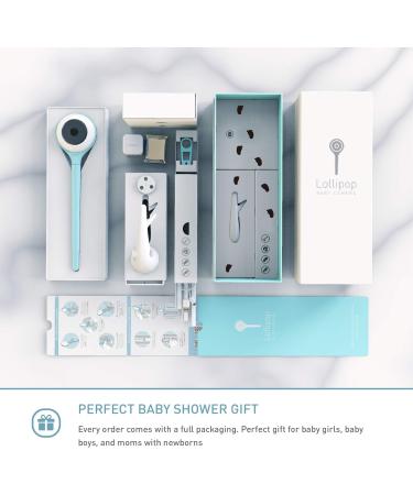 Lollipop Baby Monitor (Pistachio) - with Contactless Breathing Monitoring (No Extra Sensor Required Subscription Service) Sleep Tracking and True Crying Detection Smart AI WiFi Baby Camera - Buy Online on SooperMarket.com