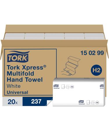 Buy Tork XPress Soft Multifold Paper Towels Bundle - 100289 & 150299 | 21x150 & 20x237 Towels | Universal Folding Dispenser | International Shipping - Buy Online on SooperMarket.com