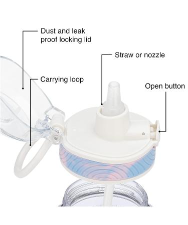 BellyBottle Pregnancy Water Bottle Tracker - BPA-Free, First Trimester Must-Have, Gifts for Women, Nausea Relief Essentials + Stickers & Straw - Buy Online on SooperMarket.com